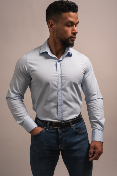 CHEMISE SLIM COULEUR UNIE