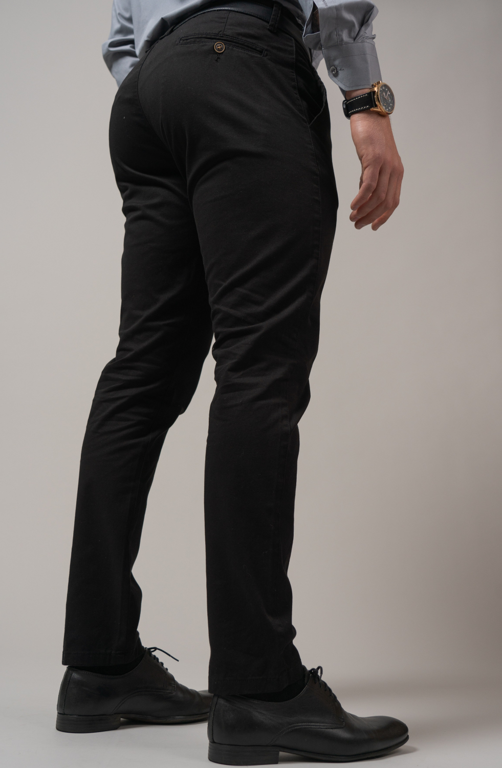 PANTALON SLIM COULEUR UNIE