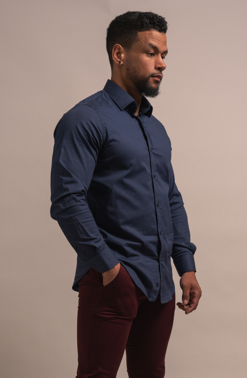 CHEMISE SLIM COULEUR UNIE