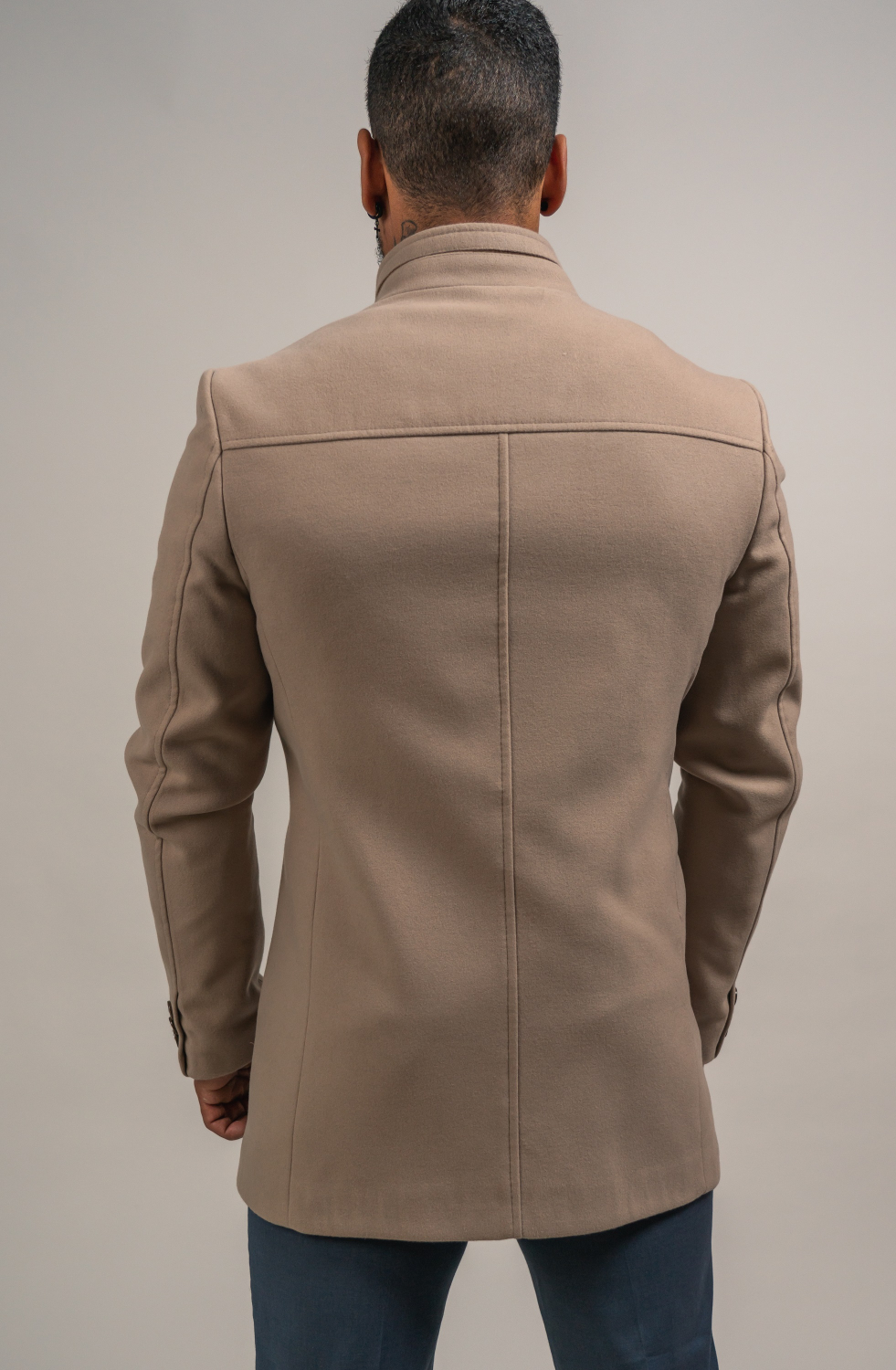 MANTEAU EN LAINE CRÈME