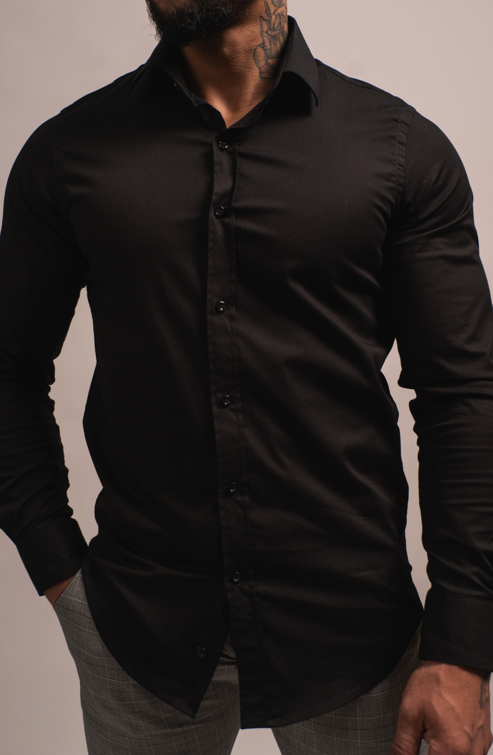 CHEMISE SLIM COULEUR UNIE