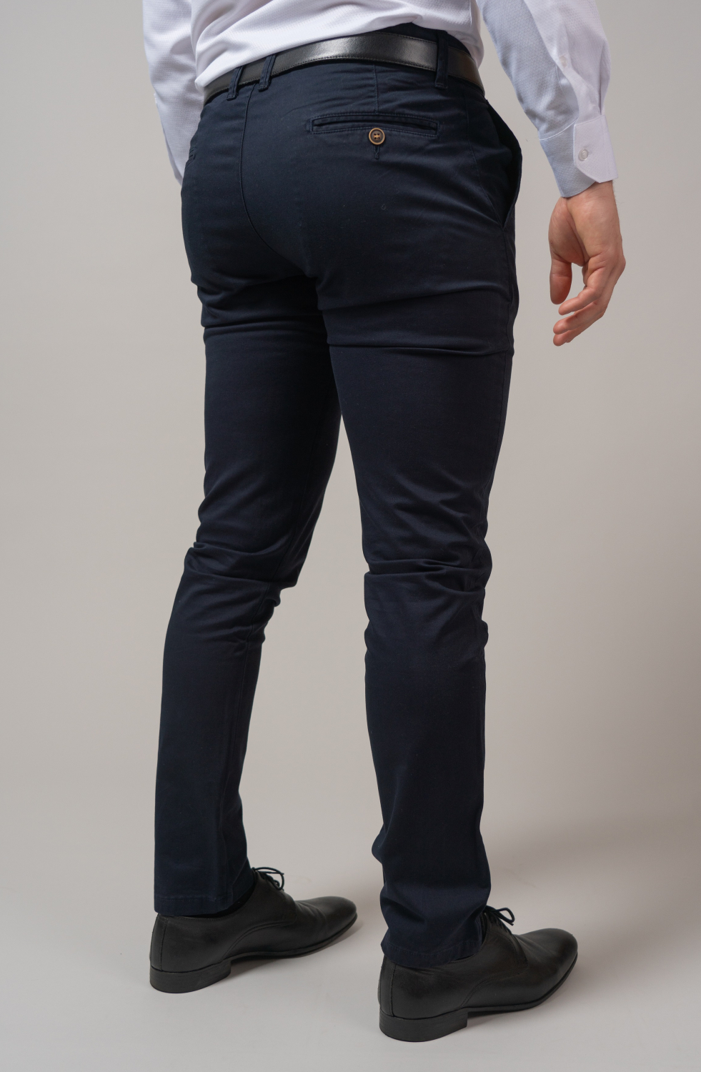 PANTALON SLIM COULEUR UNIE