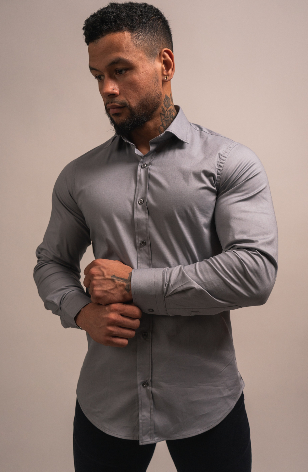 CHEMISE SLIM COULEUR UNIE