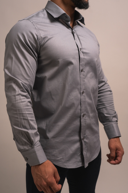 CHEMISE SLIM COULEUR UNIE