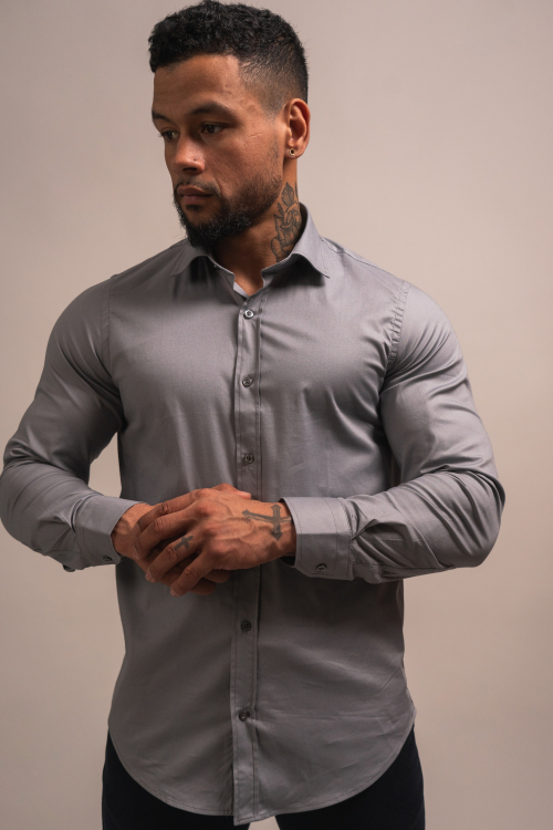 CHEMISE SLIM COULEUR UNIE