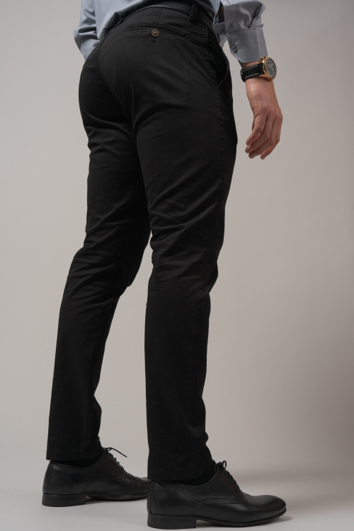 PANTALON SLIM COULEUR UNIE