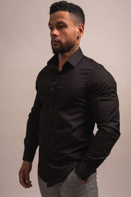 CHEMISE SLIM COULEUR UNIE