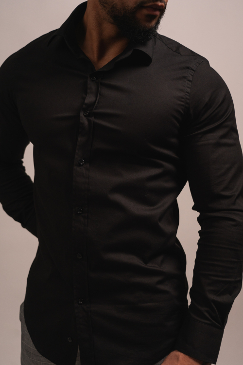 CHEMISE SLIM COULEUR UNIE