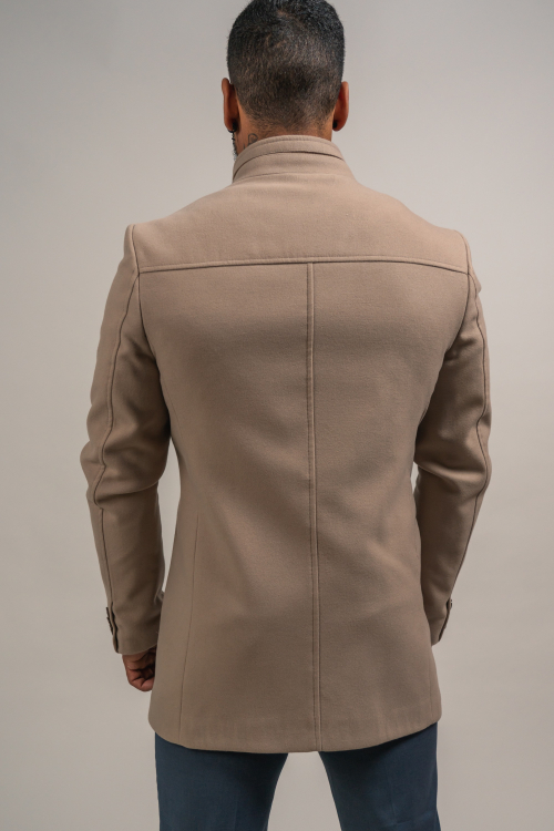 MANTEAU EN LAINE CRÈME