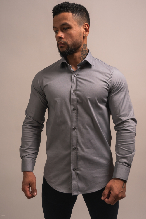 CHEMISE SLIM COULEUR UNIE