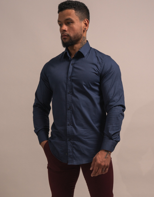 CHEMISE SLIM COULEUR UNIE