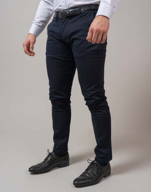 PANTALON SLIM COULEUR UNIE